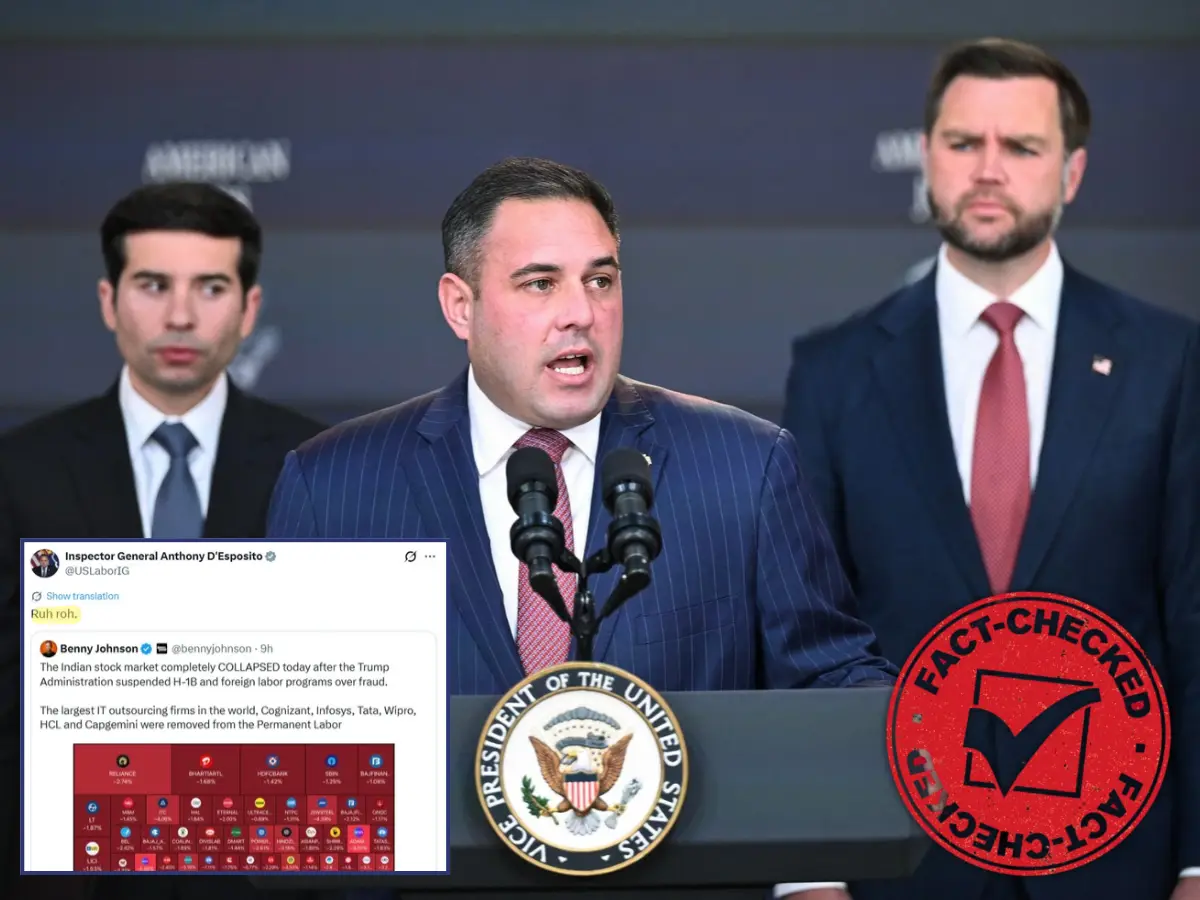 ‘Ruh Roh’: Top US official mocks ‘Indian market collapse’ claim after Trump’s IT curbs. But did it? | FACT CHECK