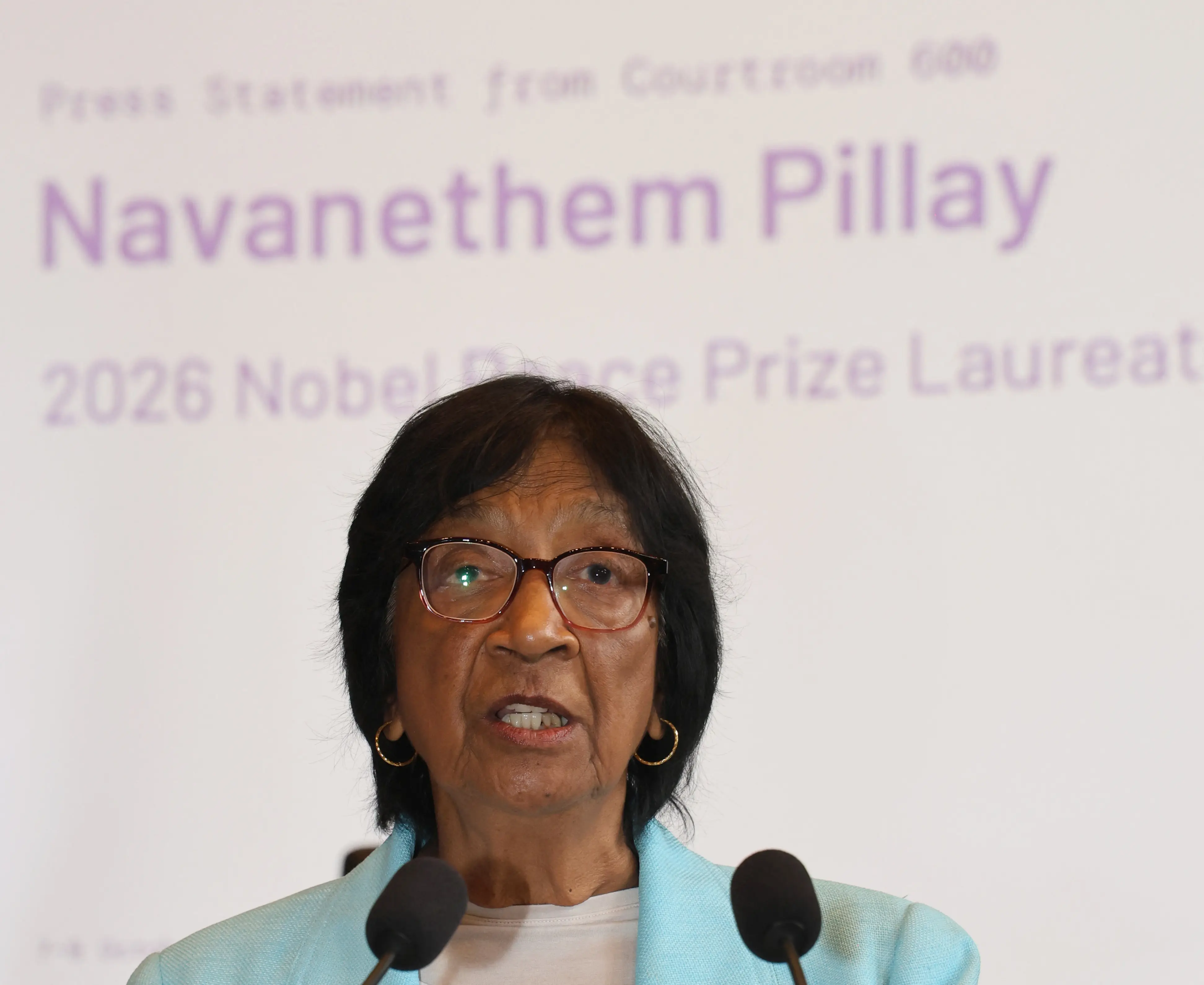 Nobel Peace Prize winner Navi Pillay calls on US to 'get back to' being defender of human rights