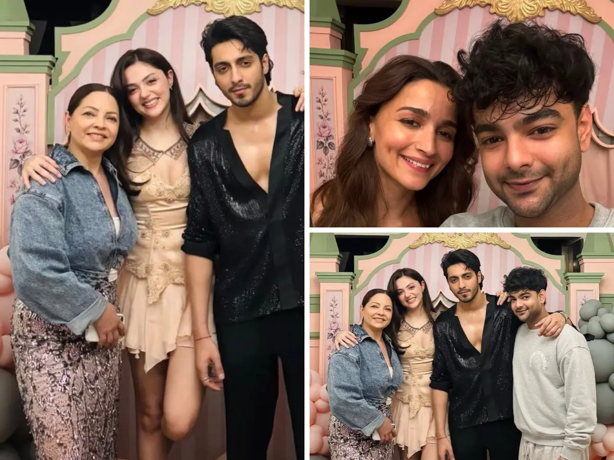 Inside Aneet Padda's 24th birthday bash with rumoured boyfriend Ahaan Panday and Alia Bhatt