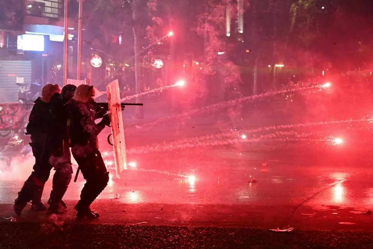 WATCH | Albania protesters set Supreme Court on fire as anti-Rama riots escalate