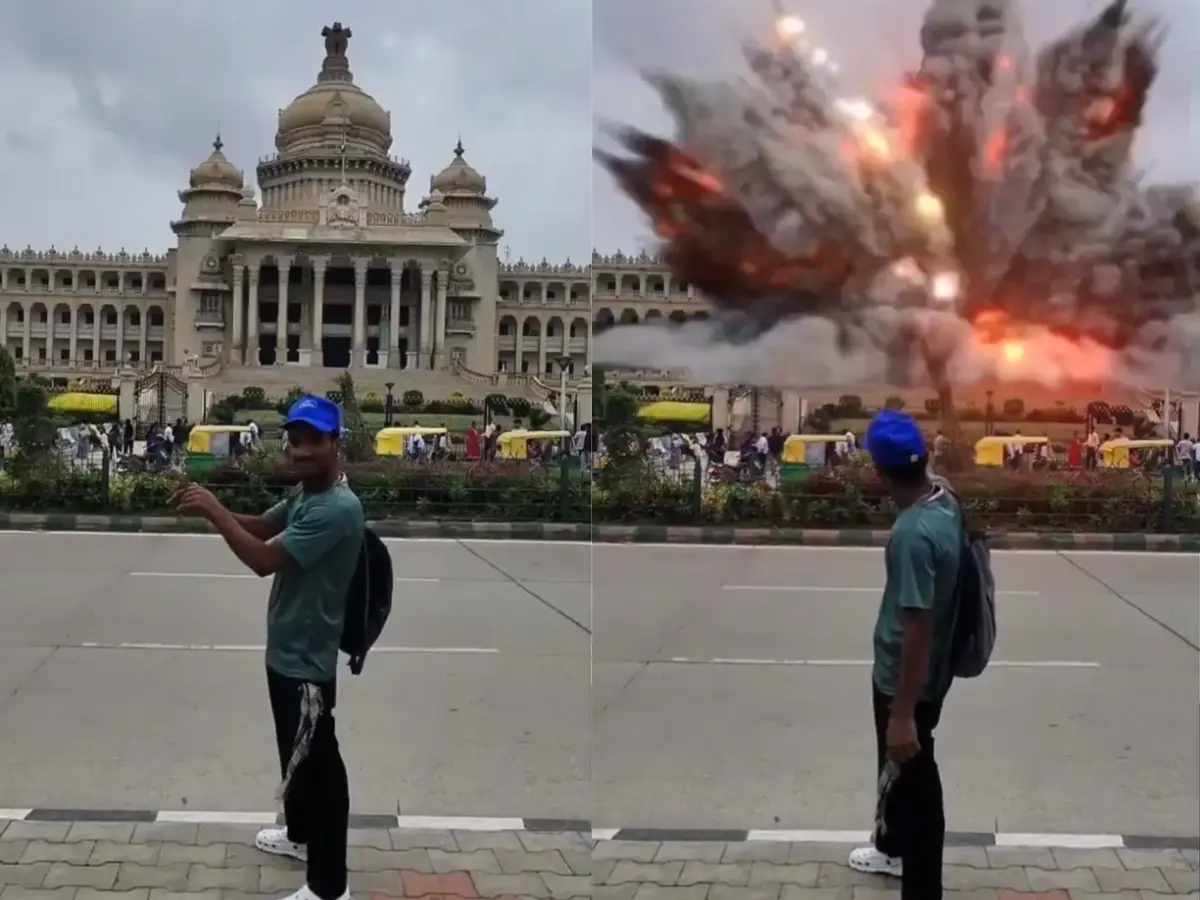 'Bombed the Vidhana Soudha': Bihar man arrested over AI-generated Bengaluru blast video; netizens slam 'zero freedom of speech' | Watch