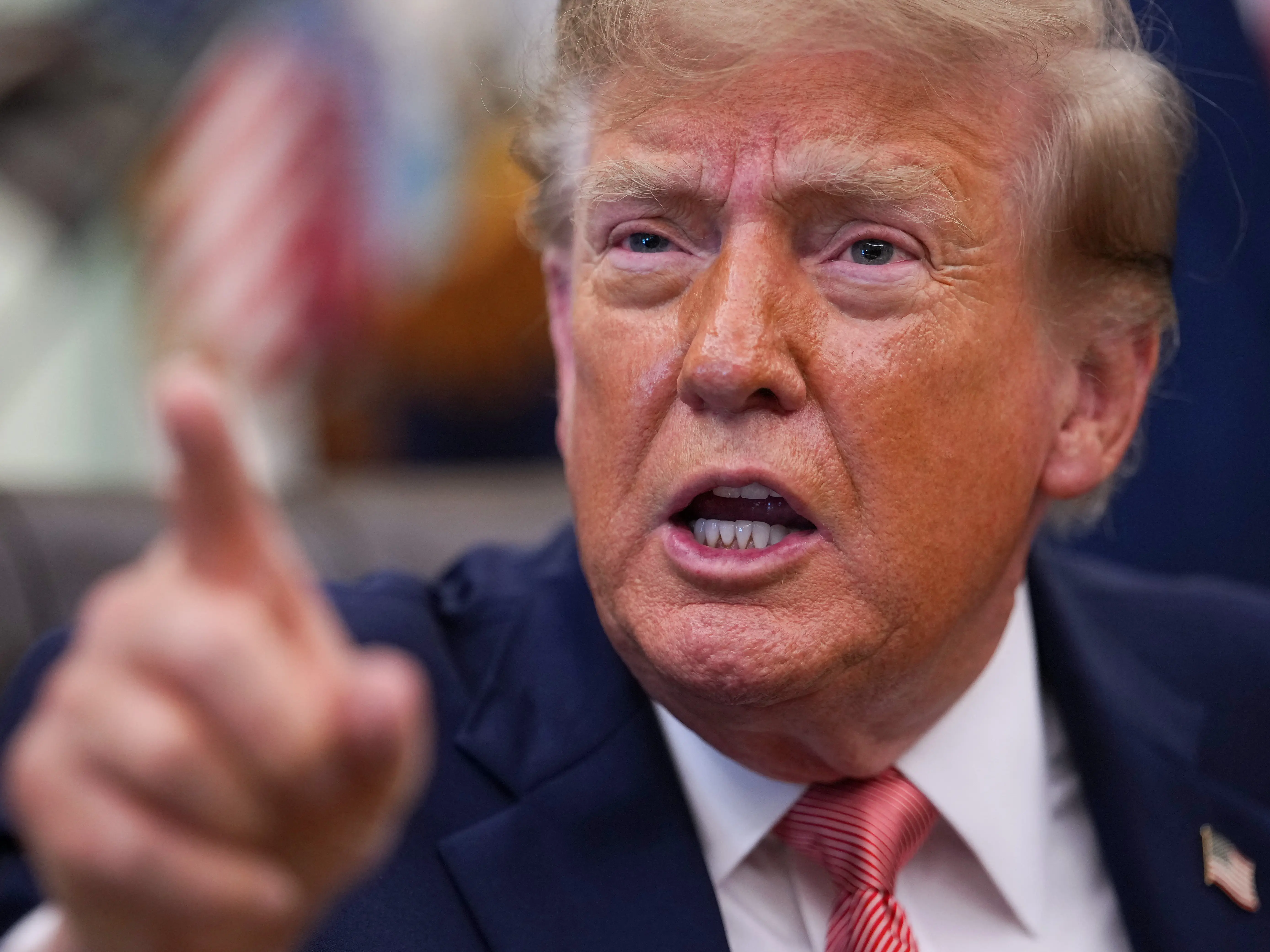‘Fake hits, mines’ in Hormuz? Trump accuses Iran of driving up oil prices ahead of US midterms