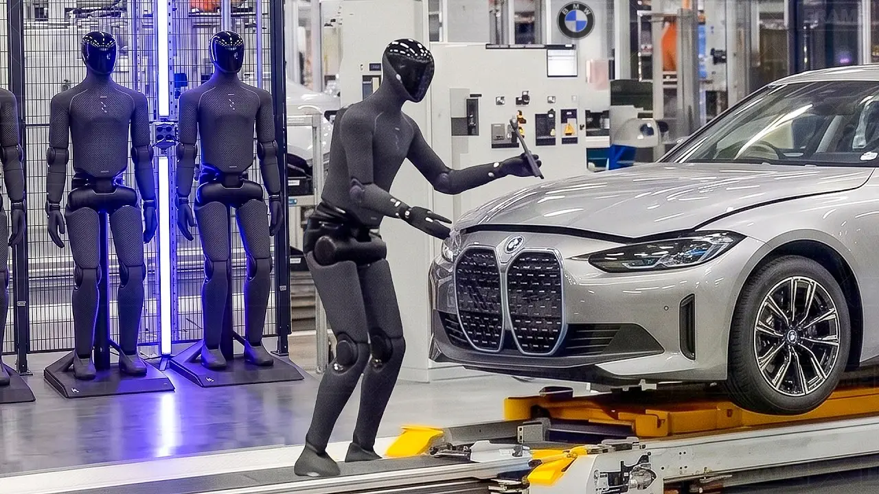 How smart robots and AI assemble vehicles in 20 hours