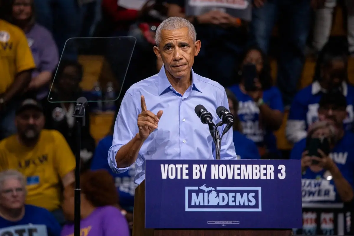 ‘Saddam Hussein opened a cheesecake factory’: Obama mocks Trump’s White House renovations; defends Abdul El-Sayed