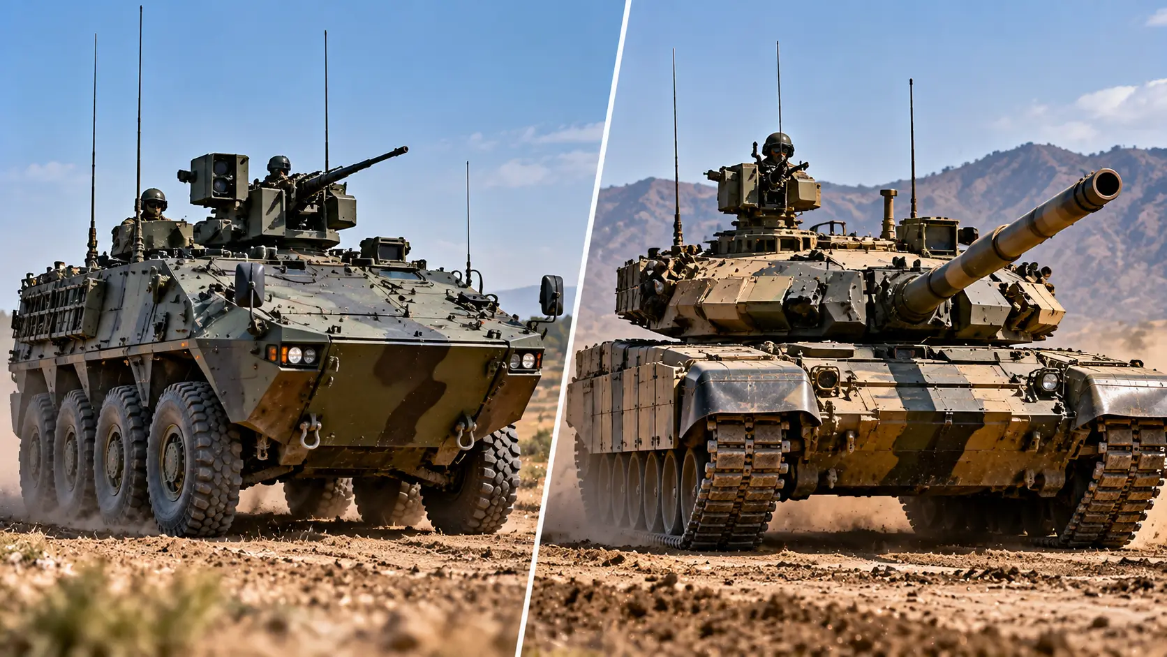 Armoured vehicles vs main battle tanks: What is the real difference?