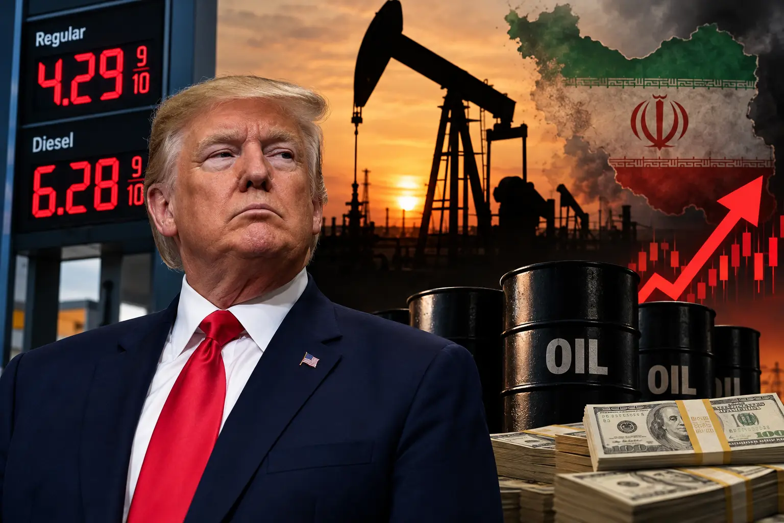Trump’s oil and gas holdings surge to $81.6 million amid Iran war as Americans face rising fuel costs