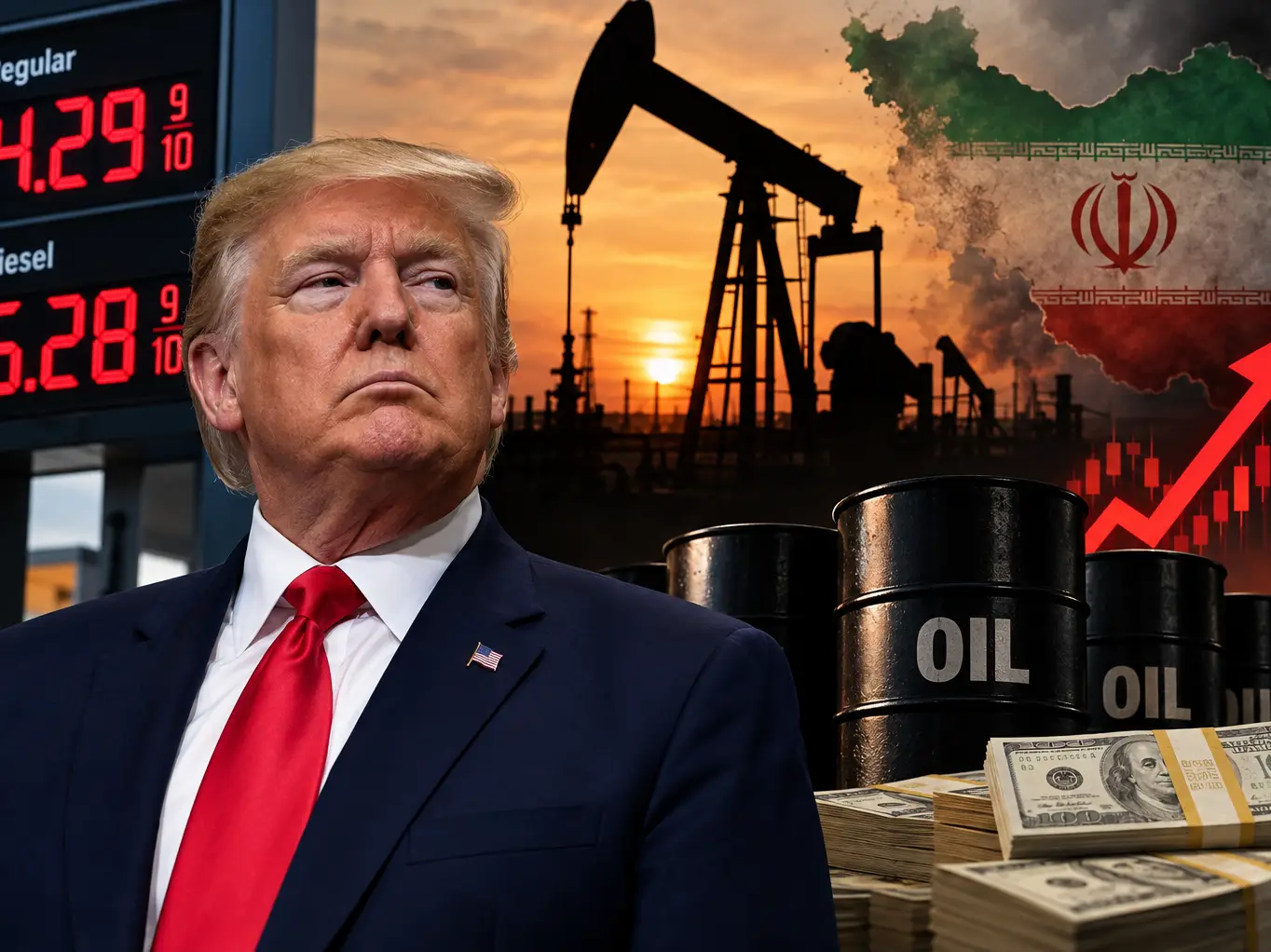 Trump’s oil and gas holdings surge to $81.6 million amid Iran war as Americans face rising fuel costs