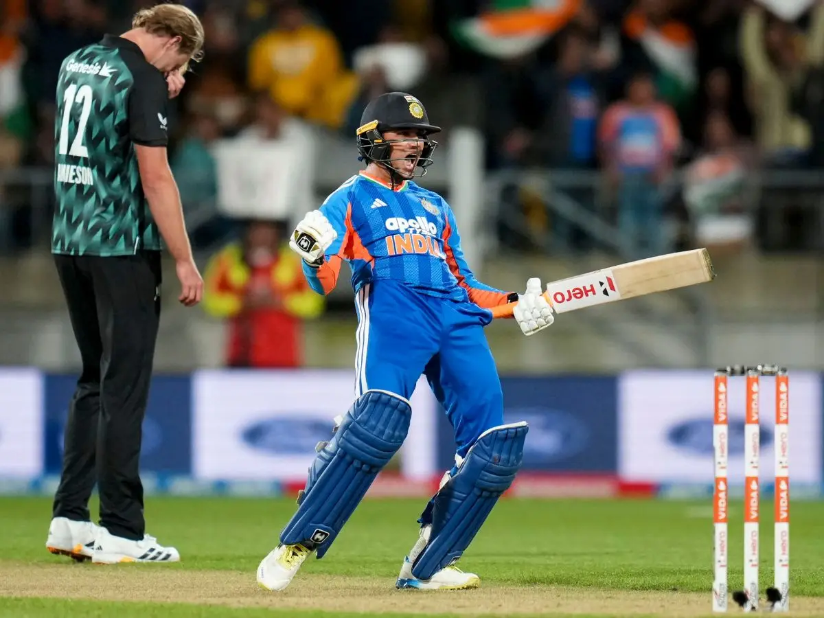 IND vs NZ 3rd T20I: Abhishek Sharma equals Rohit Sharma's record of 35-ball 100