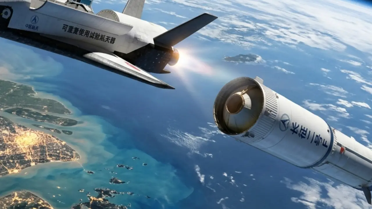 Unclassified report reveals clearest photo of China's secret spaceplane Shenlong