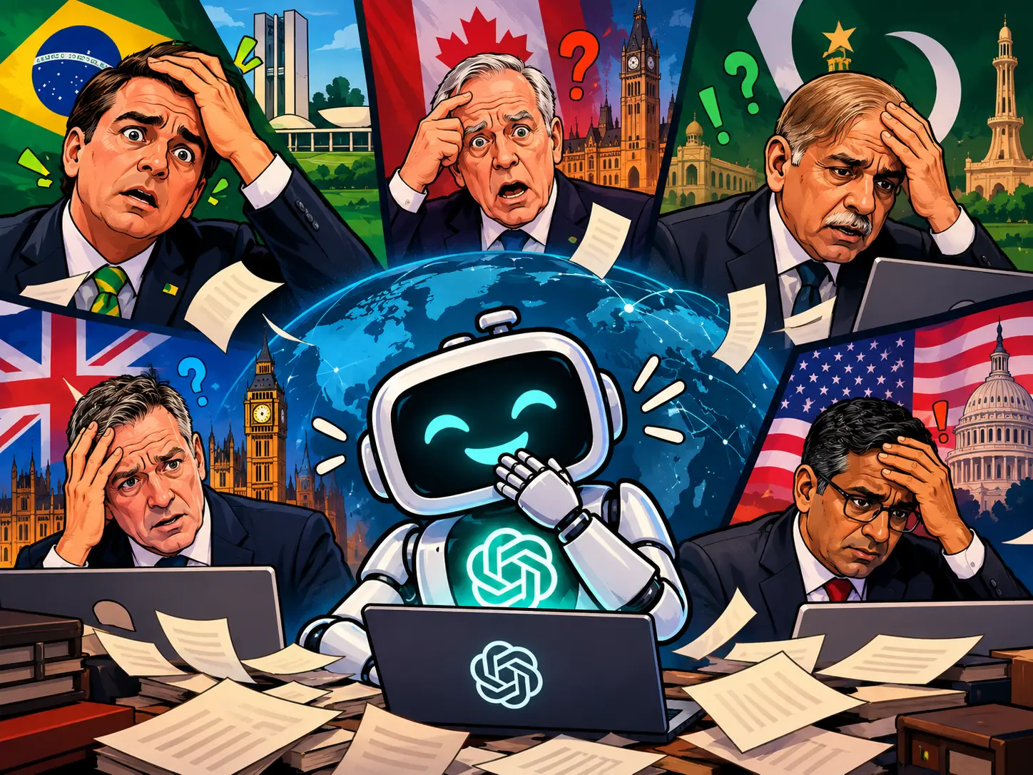 ChatGPT blamed for Flavio Bolsonaro's bizarre 'president-elect' claim: 5 Times AI use made a fool of global leaders | In Pics
